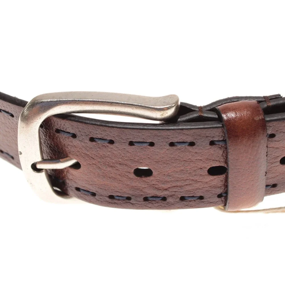 Veneta Cinture NWT Classic Belt Size 85 (US 32) in Brown Leather Made in Italy